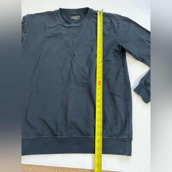 Goodlife Men’s Crewneck Sweatshirt Size Medium Black - Picture 6 of 8